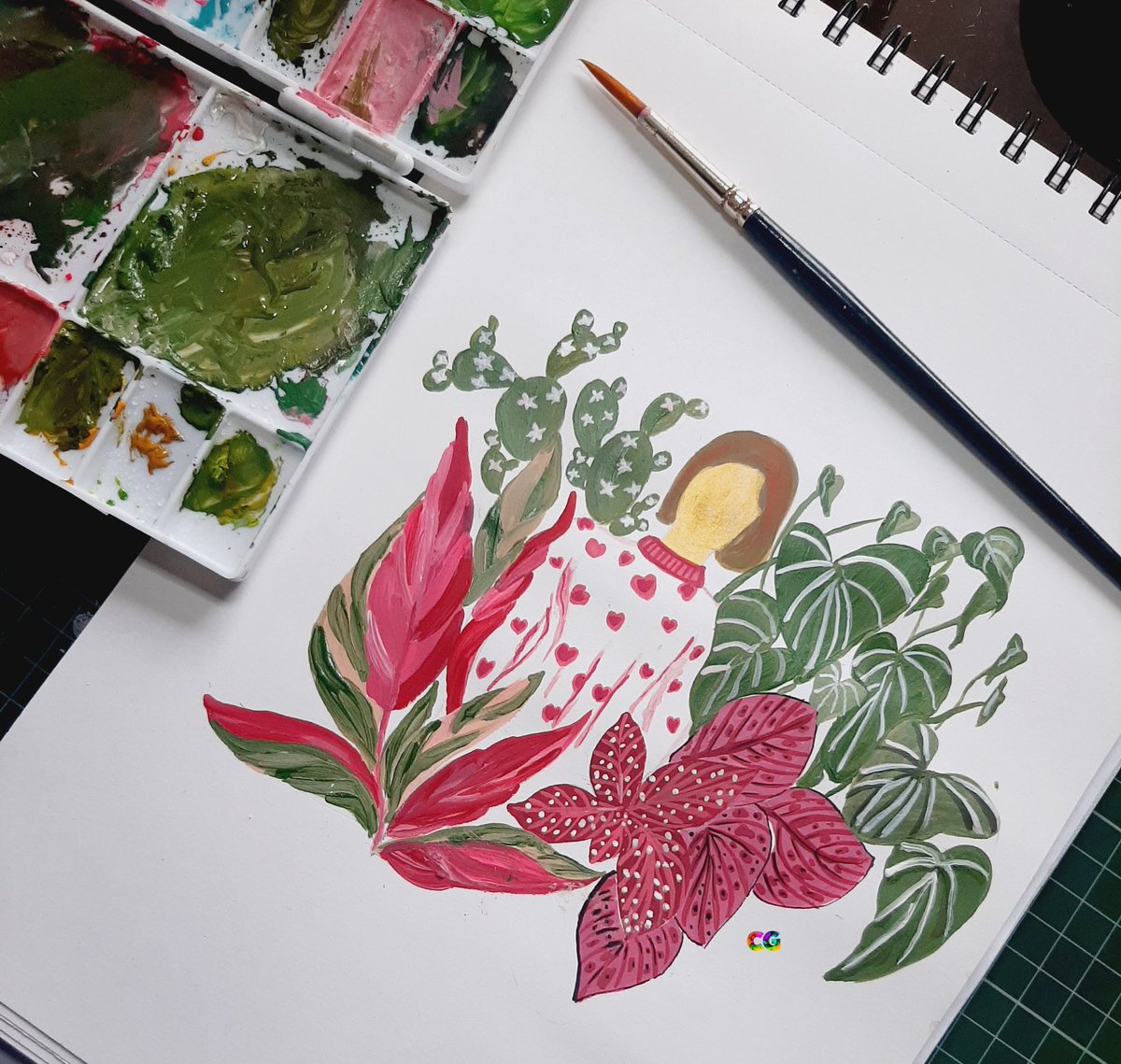 When u love plants & colors both 💕

#colours#colors #plantsart #illustration #random #art #contemporary #sketch #artistoninsta #followｍe
#followforfollowback #lileforlike #like4follow #fashionartist #illustrator