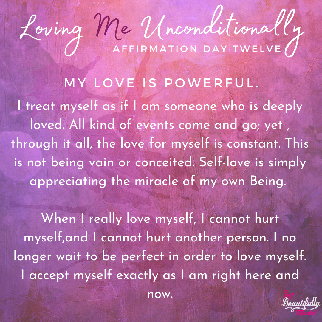 melaniedivey's tweet photo. 14 days of loving yourself unconditionally #beautifullymade #beautiful #selflove #loveyourself #loveothers #prayer #womenempowerment https://t.co/Tl5ZX8KpPJ