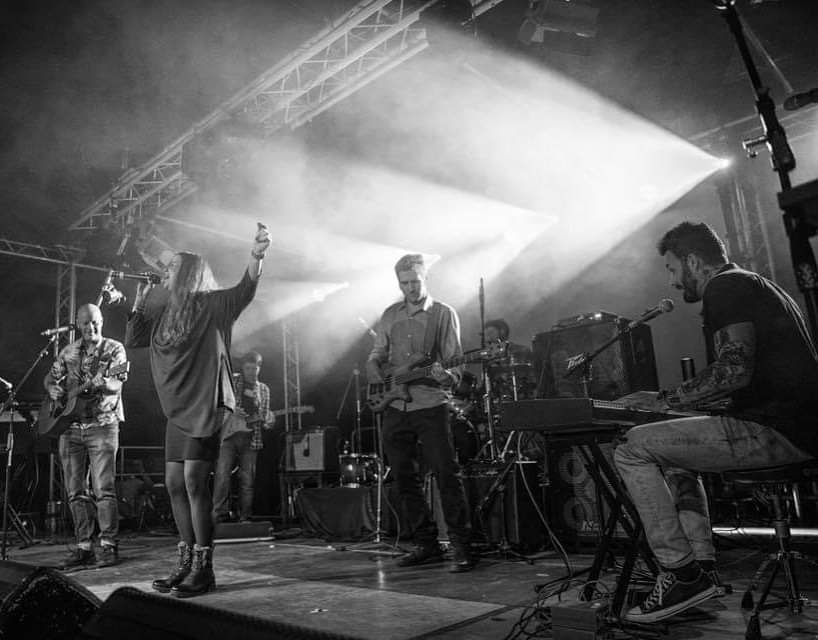 Back in the days of live music, three of our music team (Gary, John and Lee) playing alongside other local musicians <a href="/factorypetroc/">thefactorypetroc</a> for Mike Collins tribute 2018. Can’t wait for venues to re-open (Who was the  photographer?)#livemusic #creativeartspetroc <a href="/ArtsPetroc/">Creative Arts Petroc</a>