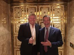 Farage has an unseemly sycophantic relationship with Trump, who he calls his “friend”. Farage relentlessly fawned over Trump, praising him for having “dominated” Hillary Clinton “like a big silverback gorilla prowling the stage” in a debate.
