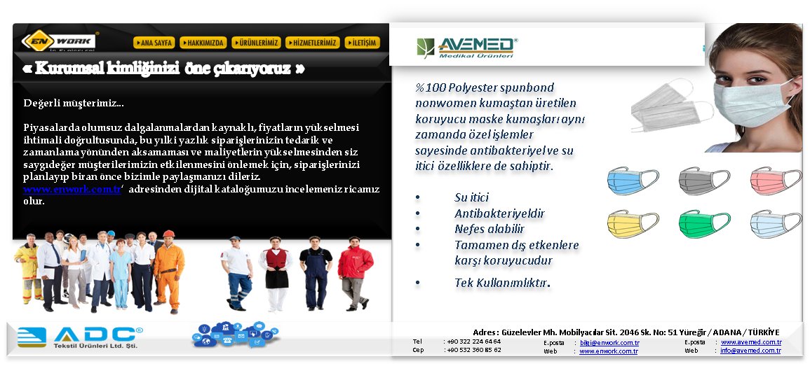#iş yerinizde #firma nızda #kurumsal #imajınızı yenileyin.. enwork.com.tr
avemed.com.tr