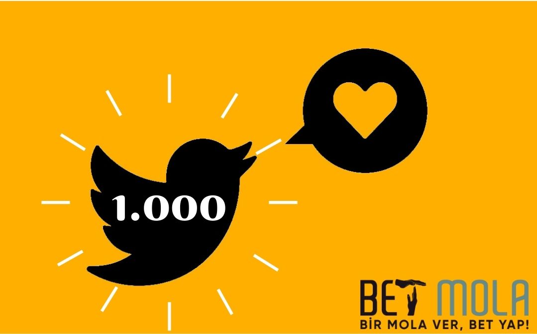 💎💎💎 Beklenen an geldi 1.000 takipçi sayısına ulaştığımızda takipçilerimiz arasından yapacağımız çekilişle;

🥳🥳🥳 25 kişiye 20 ₺ Freebet dağıtacağız.

👉👉👉 Katılım için bu gönderiye 5 arkadaşını etiketle , RT yap ve <a href="/BetMolaOfficial/">BetMola</a> sayfamızı takip et.

💥Kazanan SEN ol💥