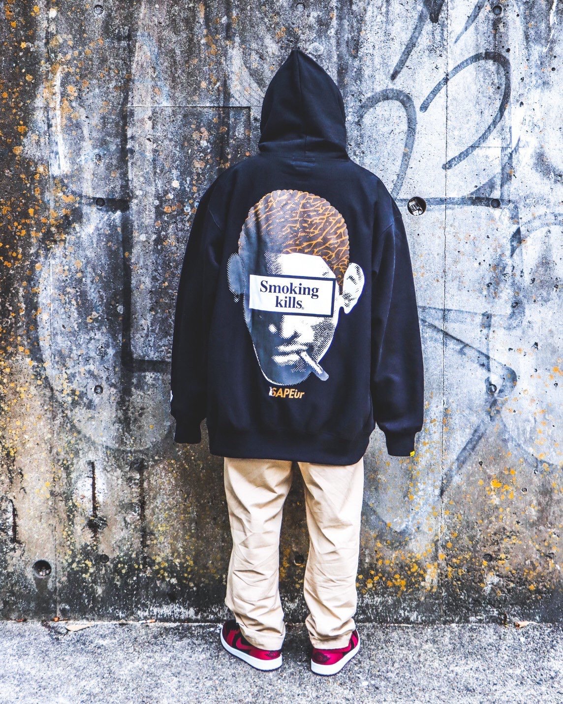 SAPEur collaboration with #FR2 HOODIE XL-