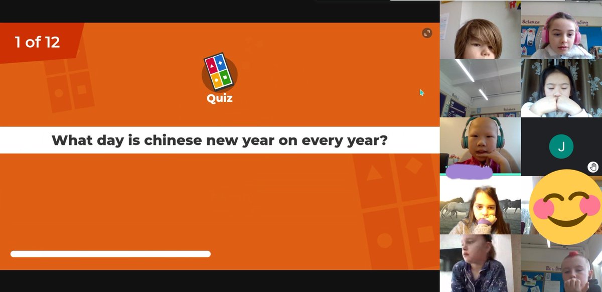 CFPSchool's tweet photo. This morning, in Year 4, we completed a Kahoot quiz all about Chinese New Year. The quiz was made by two of our talented Year 4 students. They presented it to the class and taught us all about the celebration. They asked 'Do you know why we created 12 questions?' 
@LEO_mandarin https://t.co/bTD71hpdKF