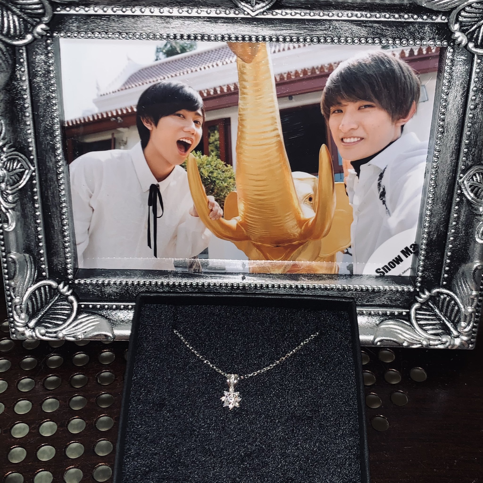 【値下げ】　SnowMan 向井康二　阿部亮平　ネックレス　シルバースノー Johnny's - SILVER SNOW ネックレス Snow Man 阿部亮平 向井康二