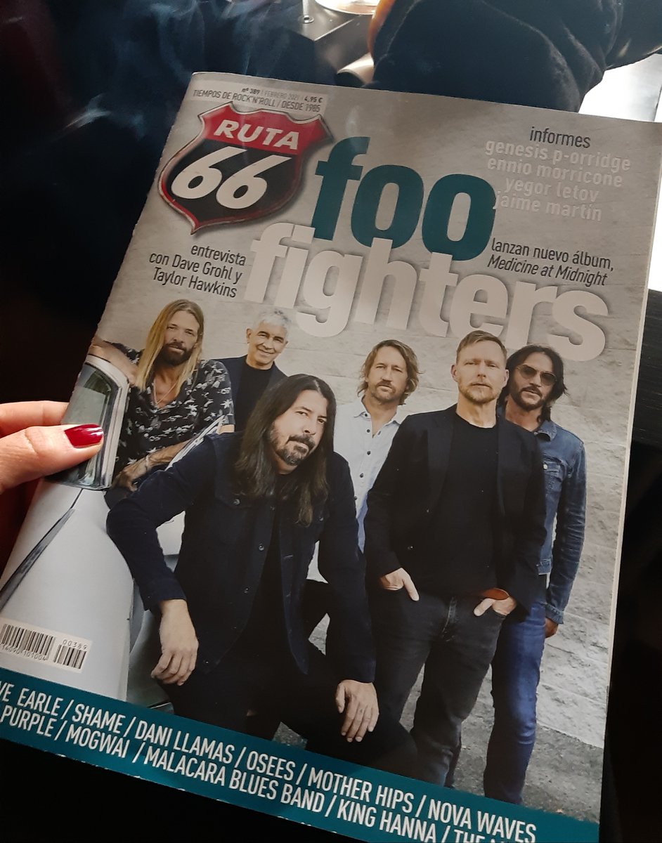 Sigue en los kioscos el <a href="/ruta66mag/">Ruta 66</a> de febrero, esperando a que os empapéis de sus páginas. Contenidos alucinantes que van desde la entrevista a Foo Fighters hasta el reportaje del Ennio Morricone más particular.
Mi aportación: las reseñas de lo nuevo de Cabaret Voltaire y  Sandré