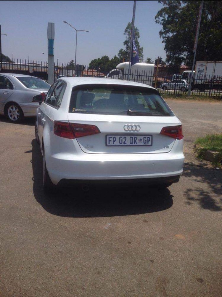 This car was just stolen, it’s a White Audi A3 with a dent on the right back door. They just stole it at 56 Friedman str Kempton Park. Number Plate: FP02DRGP if anyone see it please contact 0724437614.

Retweet For Awareness