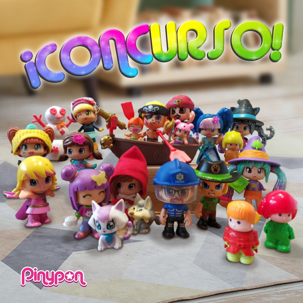 Buscamos las fotos de vuestras colecciones de Pinypon más DIVERTIDAS Y ORIGINALES.

Pásate por su Facebook facebook.com/Pinypon o su instagram instagram.com/pinypon_es y participa con tu foto 📸
