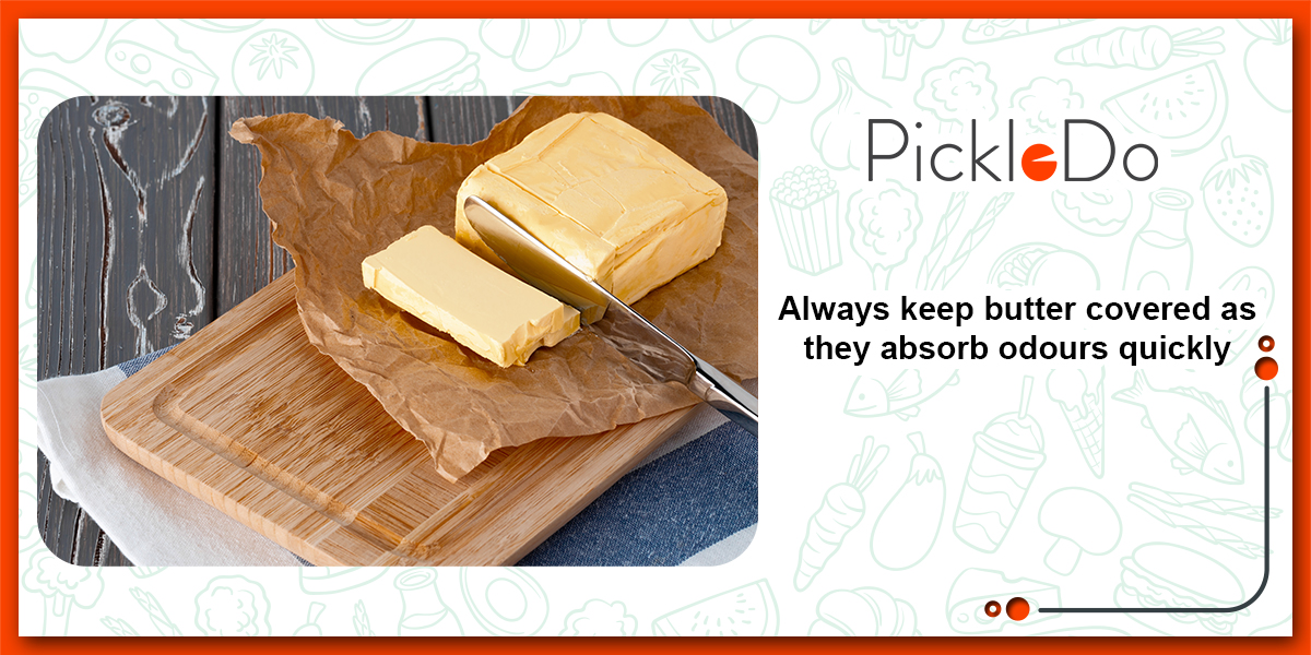 PickleDo1's tweet photo. We often find butter being smelly after opening the seal. Follow this hack to prevent that happening.
https://t.co/NaDLk9dUQ1
#cookforpassion
#PickleDoIt
#PickleDoTips
#PickleDoRightForYou
#PickleDoPeStartKar
#Cheflife
#Loveforcooking
#BeChefNotSorry
#butter https://t.co/ntZvSOxBCW