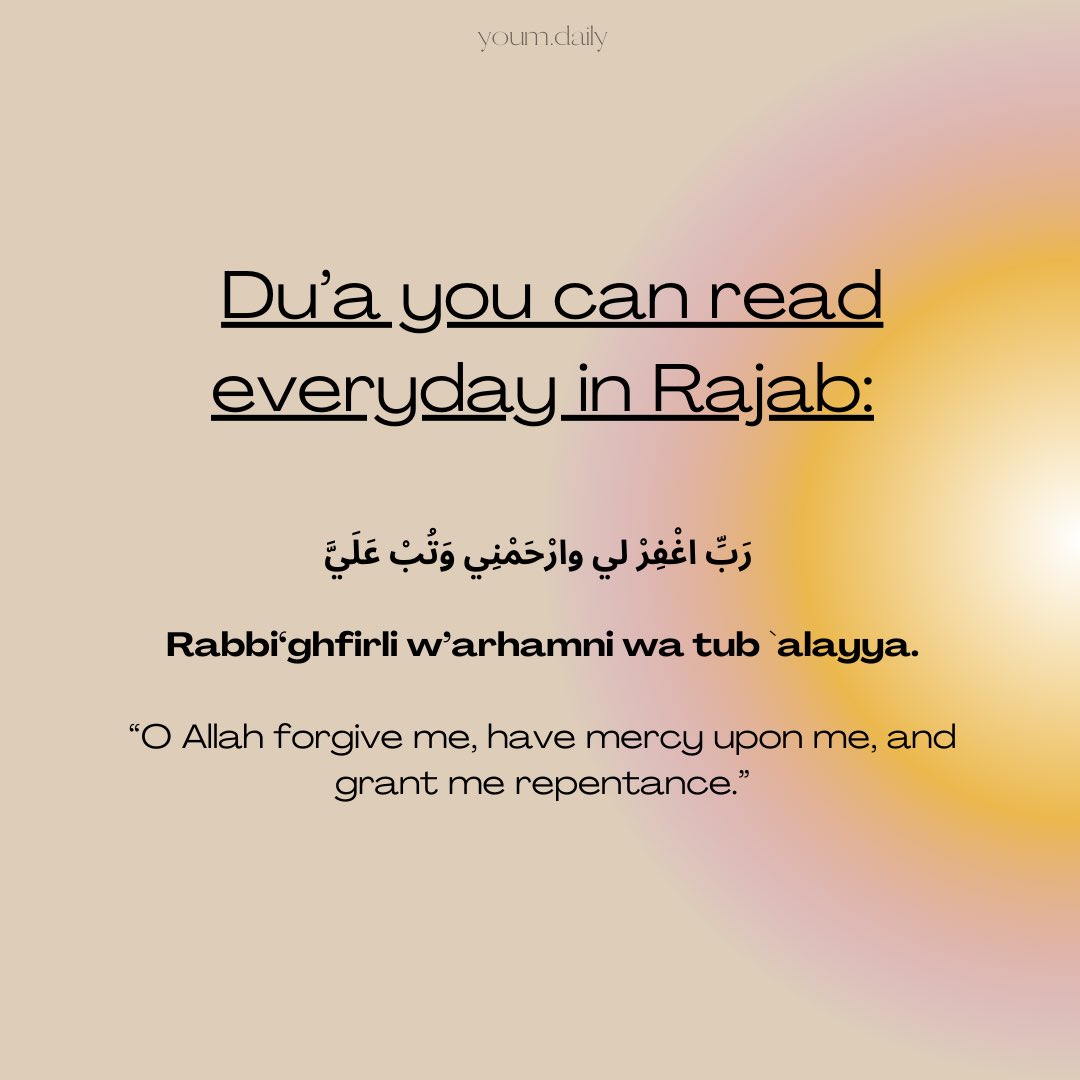 youmdaily's tweet photo. 💫 Month of Rajab 💫  (a thread) https://t.co/7iLqmP6CKJ