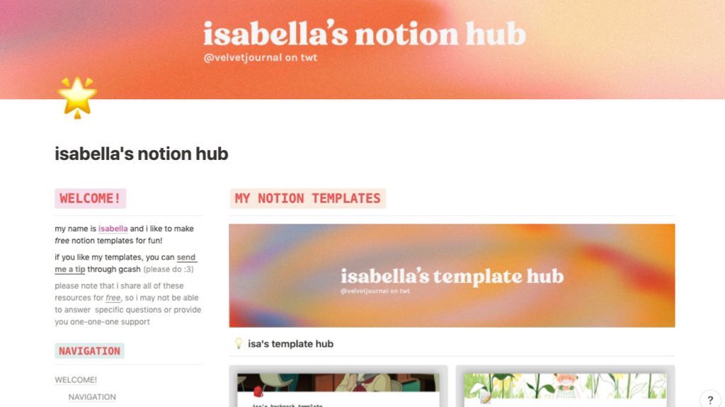 Featured image of post Cute Notion Templates Free All the notion templates that you re looking for are here