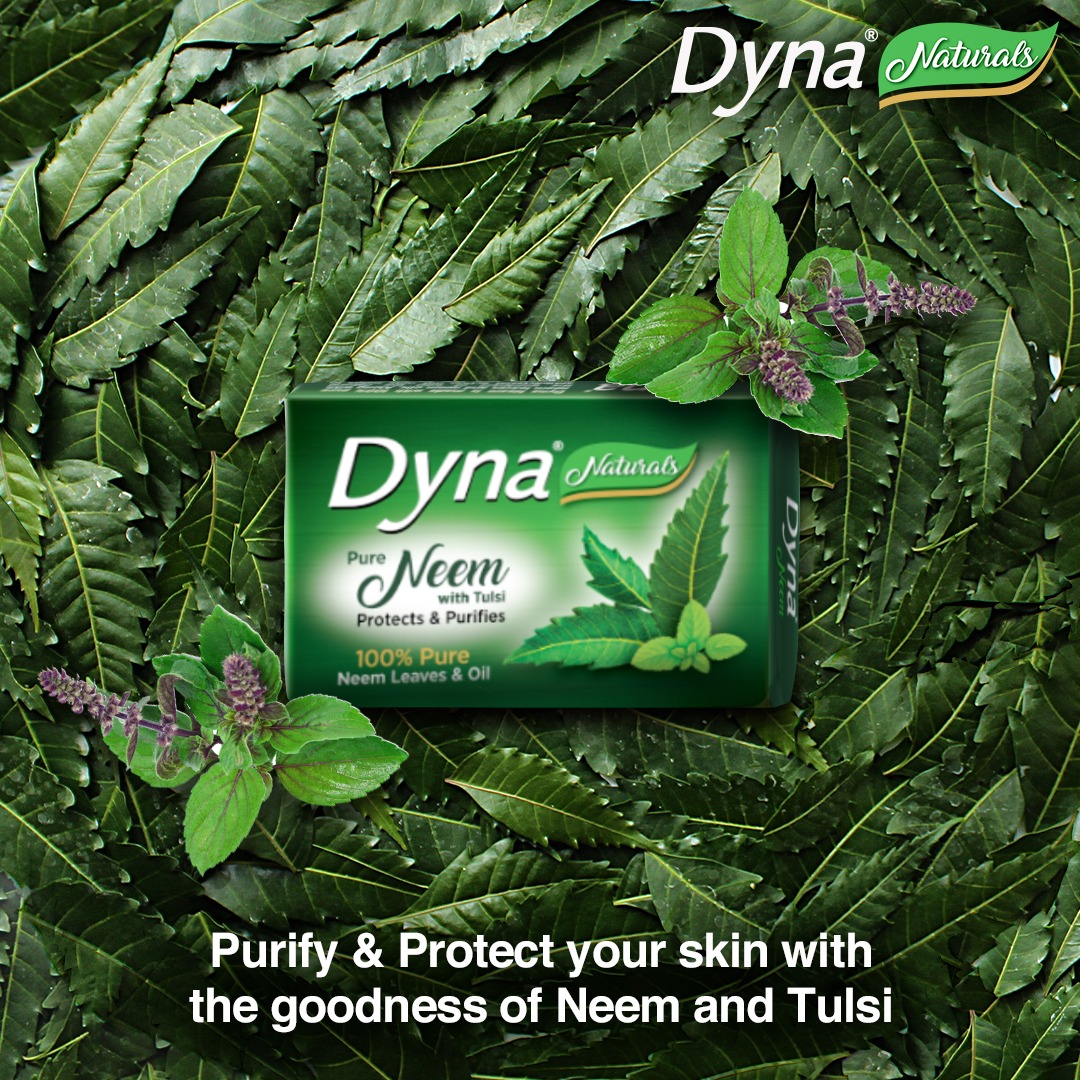 Revel in the magic of Tulsi and Neem and let your skin glow from the goodness of nature with Dyna.
 
#NeemxTulse #DynaCare #Dyna #IndianSoap #skincareproducts #skincare