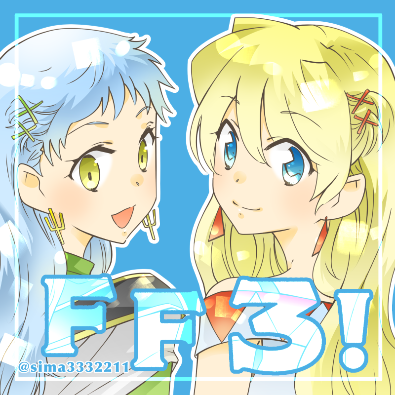FF3＊ばってんヘアピン女子〜！＊白魔＆魔幻士＊