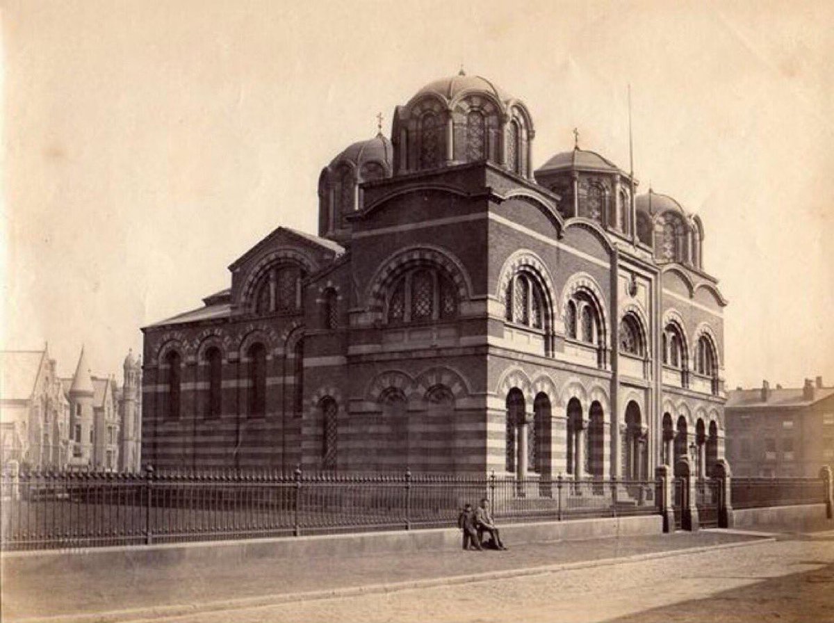 The Greek Orthodox Church of St Nicholas, Toxteth, Liverpool, ca. 1880, where the Cavafy family would have attended.