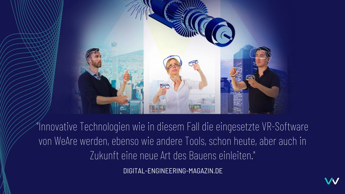 Die <a href="/SMS_group_GmbH/">SMS group</a> setzt seit zwei Jahren erfolgreich WeAre Rooms im Arbeitsalltag ein. Welche Mehrwerte der Anlagen- und Maschinenbauer durch diesen innovativen Workflow erzielt, lesen Sie im Artikel auf <a href="/de_magazin/">DIGITAL ENGINEERING MAGAZIN</a>: ow.ly/QEcX50DyAN9 
#vr #industrie40 #innovation