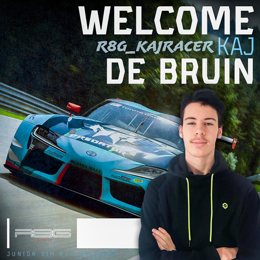 R8g Esports Driver Announcement Kaj De Bruin Alias Kajracer Joins R8g Esports Junior Sim Racing Team Dutch 16 Years Old Gran Turismo P5 Overall In R8g Esports Driver Announcement Kaj De Bruin Alias Kajracer Joins R8g Esports Junior Sim Racing Team Dutch 16 Years Old Gran Turismo P5 Overall In