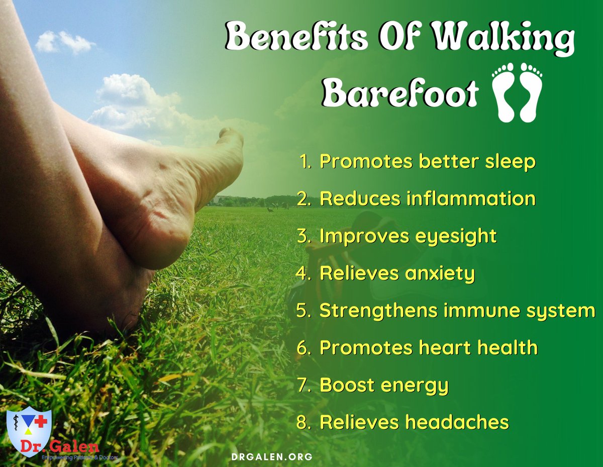 drgalen_org's tweet photo. Kick-off your shoes - Walk on the barefoot
Here are the health benefits of walking #barefoot
For more #health information and online doctor consultation: Visit 👉https://t.co/igM5gi3Awr
#barefeet #foot #walkingbarefoot #healthcare #healthtips #completehealthportal #healthy https://t.co/9cIVi2SumC