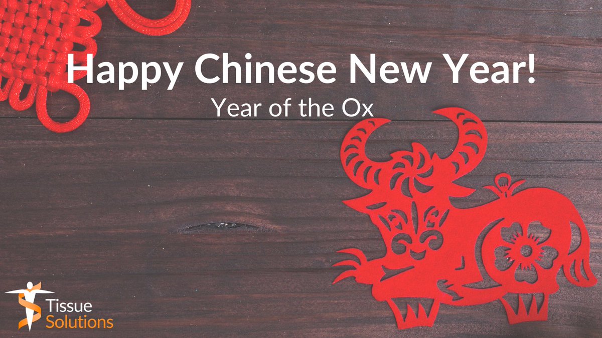 Samples4Science's tweet image. Happy Chinese New Year from all at Tissue Solutions. 
Wishing you all a very healthy and prosperous #YearOfTheOx and enjoy the celebrations!

#ChineseNewYear #LunarNewYear