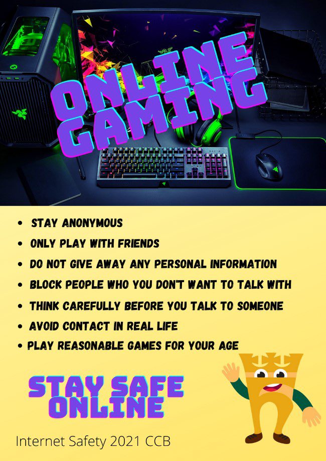 ComputingCcb's tweet image. Super #SaferInternetDay poster made by our creative #KS3 pupils. #StaySafe