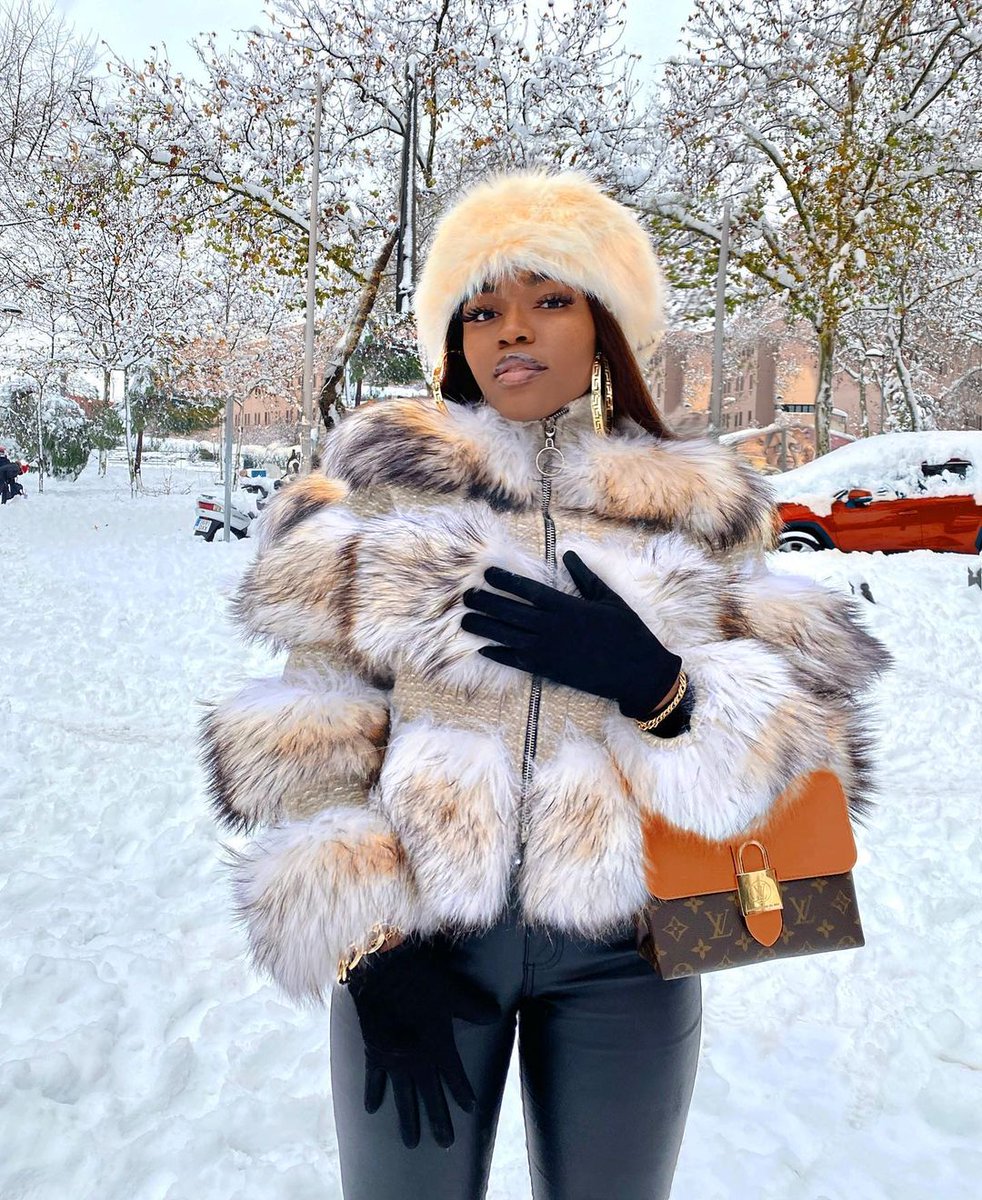 luxuryfind0m's tweet photo. A little white snow can't keep me in. Send me your credit card info. It's time for more shopping. https://t.co/kyv0KoUja9