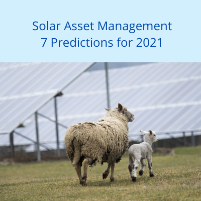 2021 will stand out as an acceleration year towards industry maturity for solar asset management. Here are our predictions for 2021: buff.ly/3rOmkOC