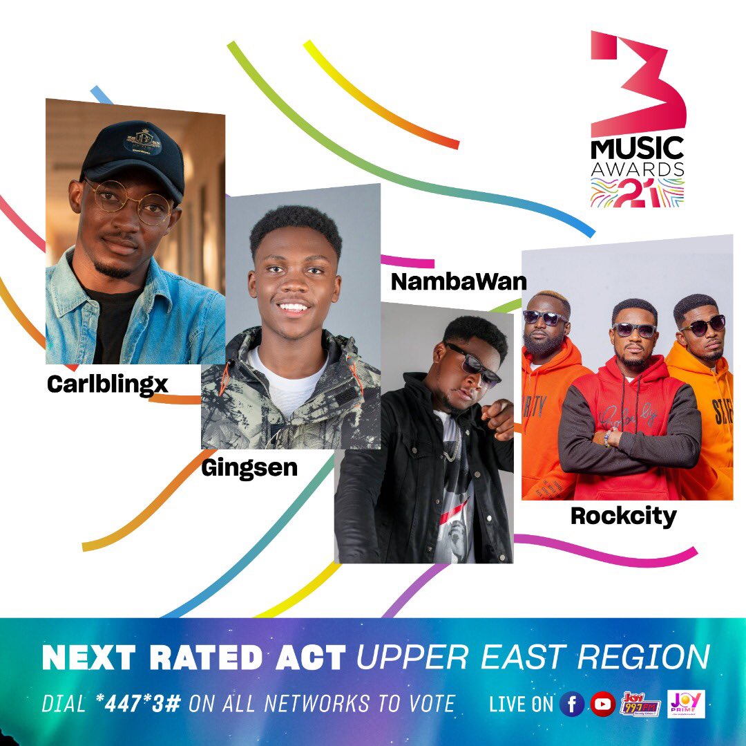 GhanaNdwom's tweet photo. 3Music Awards '21 Releases First Batch of NEXT RATED (Regional) ACTS. #3MusicAwarda21 #the4th #thenomineesshow #xerda https://t.co/5uCCDSceFn