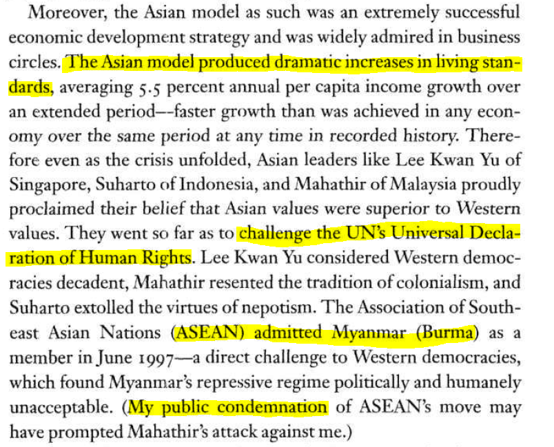 Soros writes about this a lot, he's utterly contemptuous that the Japanese were running a "closed society", with individual profit subordinated to material growth. Given monopoly-cartel conditions, profit (and taking on debt) was of low priority.