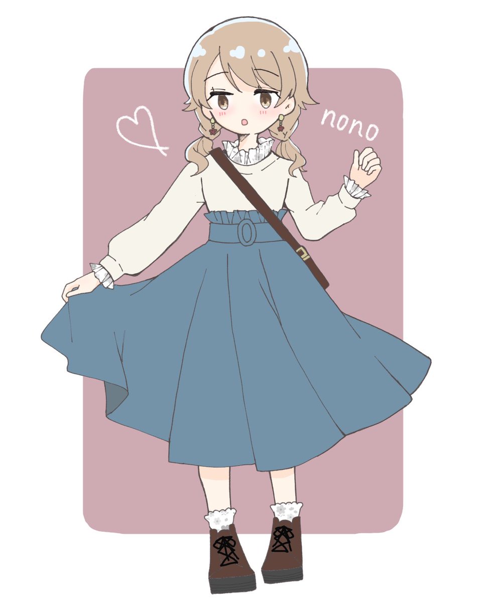 揺れるスカート 森久保乃々 かわいい 葉月のイラスト 揺れるスカート 森久保乃々 かわいい 葉月のイラスト