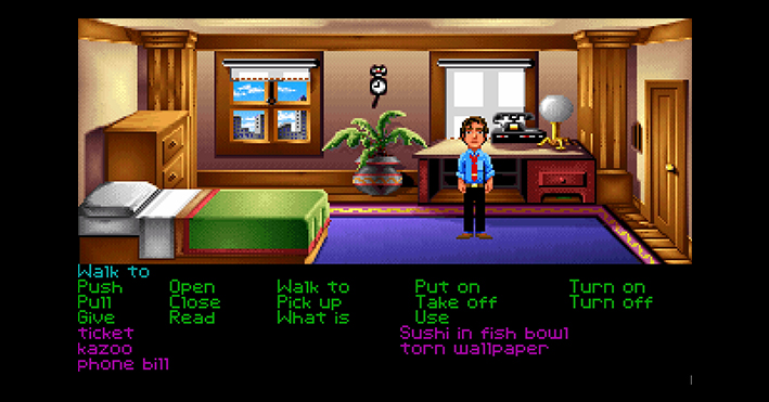 ⚫️ CLÁSICO | 'Zak McKracken and the Alien Mindbenders' (1988) fue la segunda aventura gráfica de LucasArts en usar motor SCUMM. Creada por David Fox, destacó por su complejidad. En ella controlamos a Zak, aventurero que luchará contra la invasión alienígena. #pointandclick