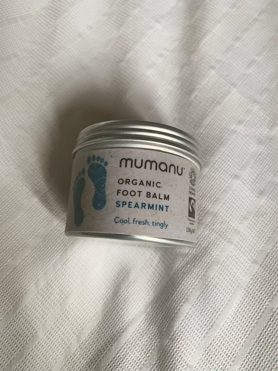 First up, with Fairtrade fortnight round the corner I have to shout about this amazing foot balm from  @MumanuPregnancy! Incredible fresh, spearmint scent + makes your feet super soft & smooth. #gifted by  @FairtradeUK via  @galdemzine and lasts ages. Toddler loves it too!