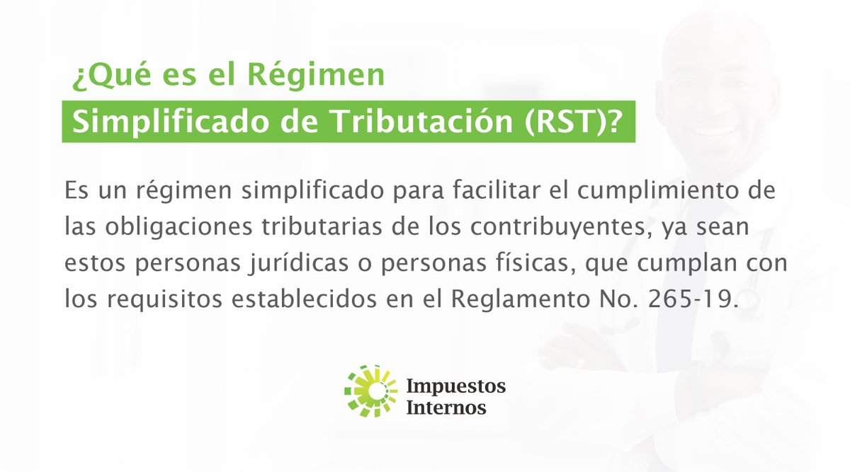 DGii's tweet photo. #DGIIEduca: Te presentamos una breve explicación sobre el Régimen Simplificado de Tributación (RST).
¿Necesitas inscribirte? Ingresa nuestro portal https://t.co/pBXZTV1qrF, haz clic en la Oficina Virtual, “Inscripción”, y luego “RST”.
Más detalles en: https://t.co/W8Tgvd4DCc https://t.co/2rjsm0t7Re