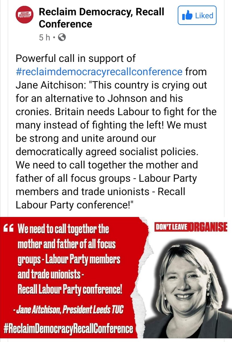 @helenmallam Stay to campaign for a recall conference Helen
#ReclaimDemocracyRecallConference