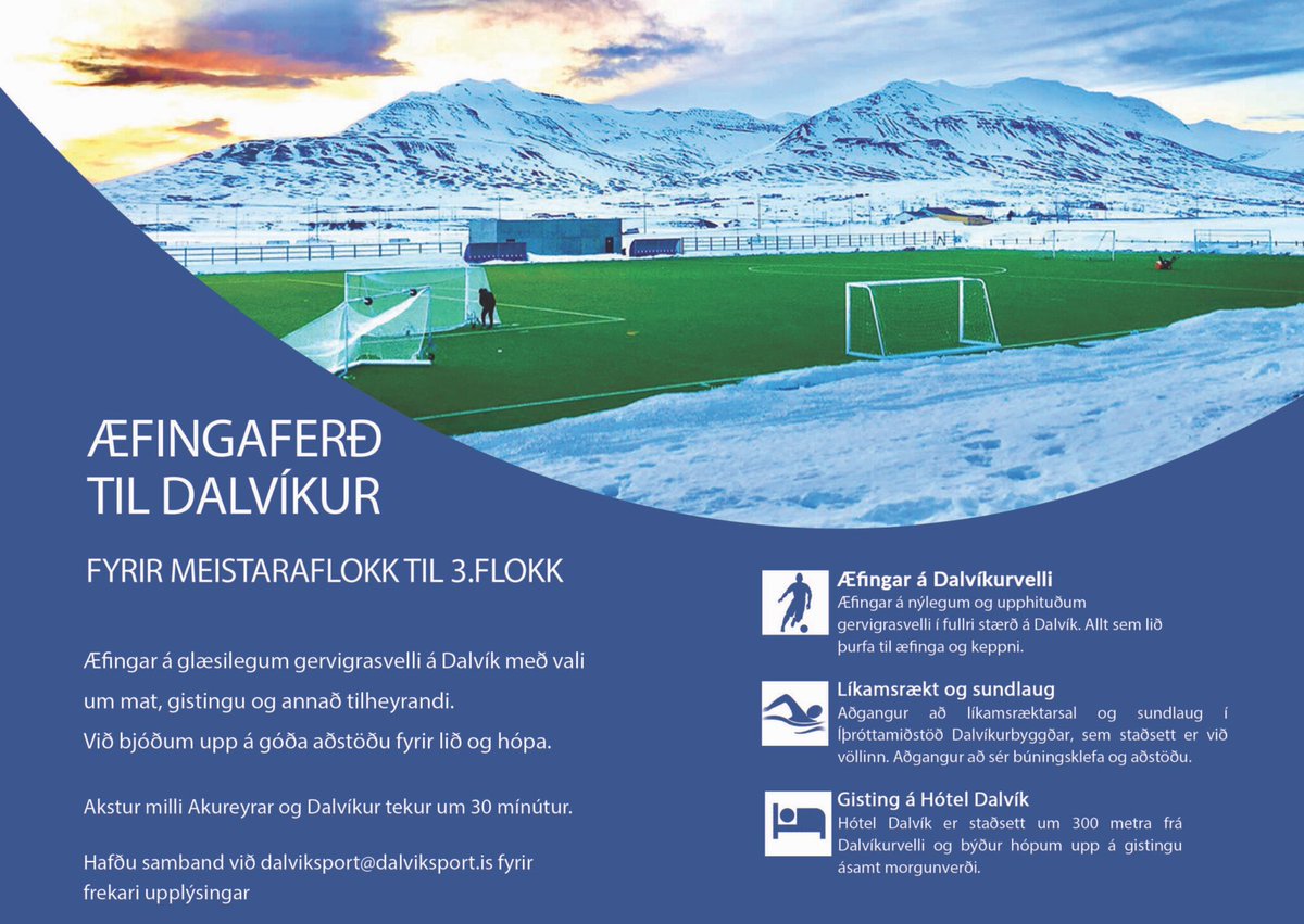 Nánari upplýsingar á dalviksport.is