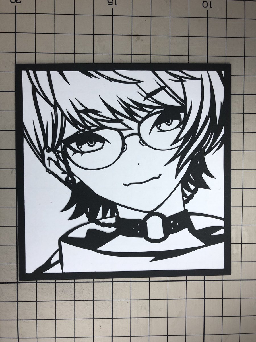 バーチャルライバーのメリッサ・キンレンカさん。

#メリッサ・キンレンカ
#絵リッサ
#切り絵 