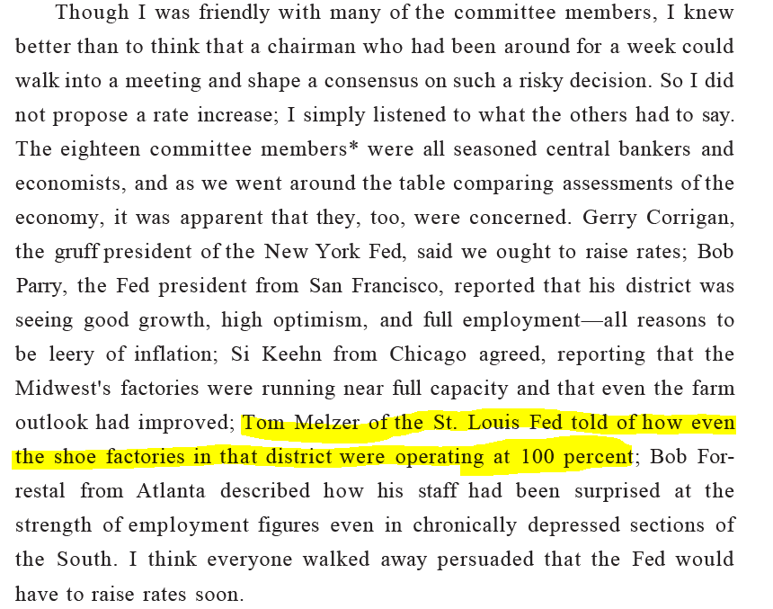 As a semi-related aside, Greenspan's memoir may be the worst book I've ever read. Creepily, it's written at a third-grade level. This guy expects me to believe he wanted to hike rates because some shoe factory in Missouri was booming?