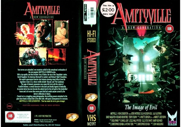 #1001HorrorMovies /92
Amityville: A New Generation ('93)
⭐⭐
A demonic mirror lathergically runs amok, & genre stars #LinShaye & #TerryOQuinn add some well needed dignity to the 7th #Horror in the series. #WallyPfister photographed the monstrosity so at least it looks okay.