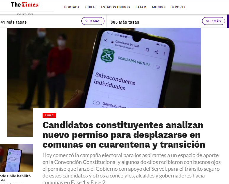DuranObal's tweet photo. ▶️ Celebro el permiso de desplazamiento para hacer campaña en cuarentena porque nos da seguridad sanitaria 😷

🔴 Así nos cuidamos entre todos 💪 Conoce mi opinión sobre esta noticia en la nota de @thetimesCL 👉 https://t.co/j1p5S7DnAL https://t.co/z1zVGN7HR4