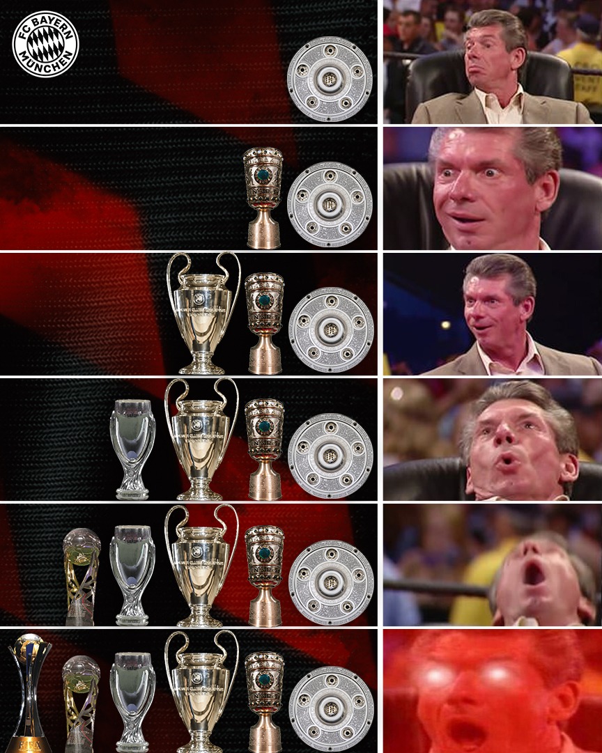 FCBayern's tweet photo. 🤯 

#MiaSanChampi6ns #MiaSanMia #Sixpack https://t.co/y0XrfOCFen