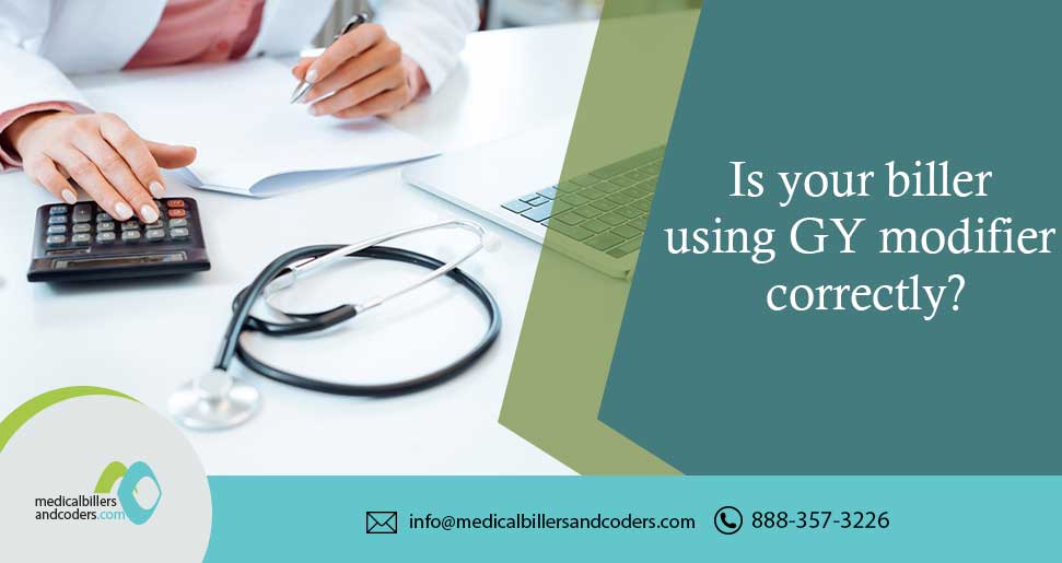 mbc_services's tweet photo. The GY modifier must be used when physicians, practitioners, or suppliers want to indicate that the item or service is statutorily non-covered or is not a Medicare benefit.

To know more click here: https://t.co/MP3X9A4NHI

#Physicians #Practitioners #Suppliers #GYModifier https://t.co/T1F5gFFkh3