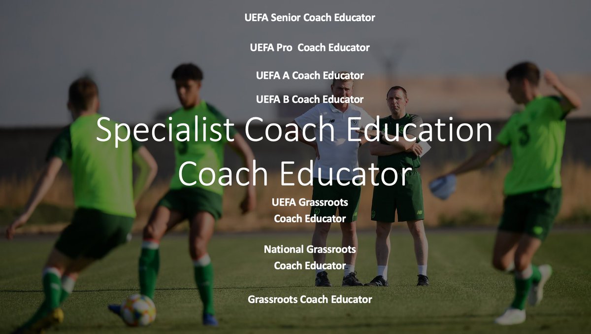 NiallORegan29's tweet photo. Delighted to present to @UEFA &amp; Convention Countries &amp; guests from World football as part of best practice series on @FAIreland @FAICoachEd with @CraigSexton1 Thanks to @Frank_K_Ludolph @JozefZahorsky &amp; team for invitation &amp; opportunity to share &amp; get feedback  #UEFAcoaching https://t.co/jU4gLXphym