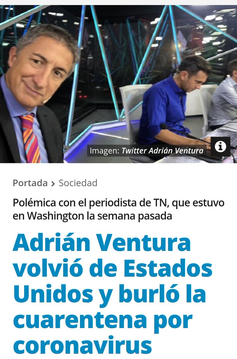 FueroInterna's tweet photo. @JulioPiumato @AdrianVenturaTV Que se puede esperar de este ser?. No solo es irresponsable en su rol de periodista, también lo es como ciudadano. https://t.co/ONHgRvsfth