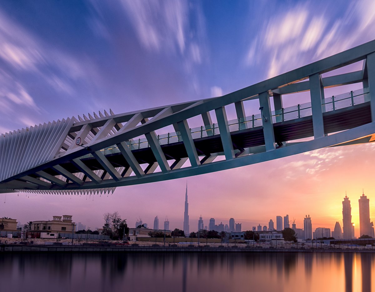 DXBMediaOffice's tweet photo. .@CNTraveler chooses #Dubai Water Canal Bridge as one of the most beautiful bridges in the world. https://t.co/l1dTAzlhSJ