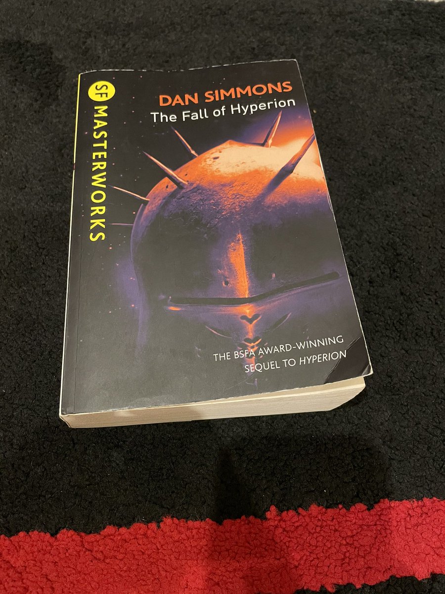 vinesh3107's tweet photo. Just got done reading #Hyperion and #TheFallOfHyperion. Loved them. Probably the best sci-fi novels I’ve ever read. Can’t help but fall in love with the main characters. A must for all book lovers. Really hope it’s made into a TV show/movie soon. https://t.co/hkzqoA91gV