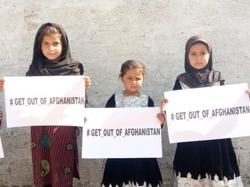The online campaign against foreign forces in Afghanistan is still ongoing it seems. Several new images uploaded under the hashtag today. Sharing some of those images here. These images appear to be from Afghanistan.