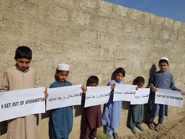 The online campaign against foreign forces in Afghanistan is still ongoing it seems. Several new images uploaded under the hashtag today. Sharing some of those images here. These images appear to be from Afghanistan.