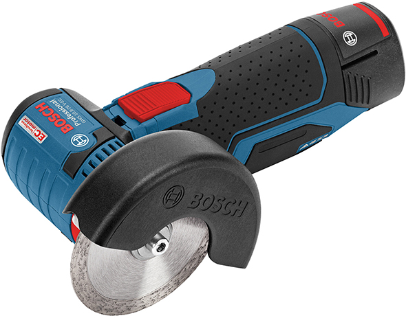 Small battery powered angle grinders can be very effective, although obviously, limited by capacity and power duration. 10-12v or 18v platforms from Hilti, Bosch, Makita, Dewalt etc, coupled with high quality blades/23