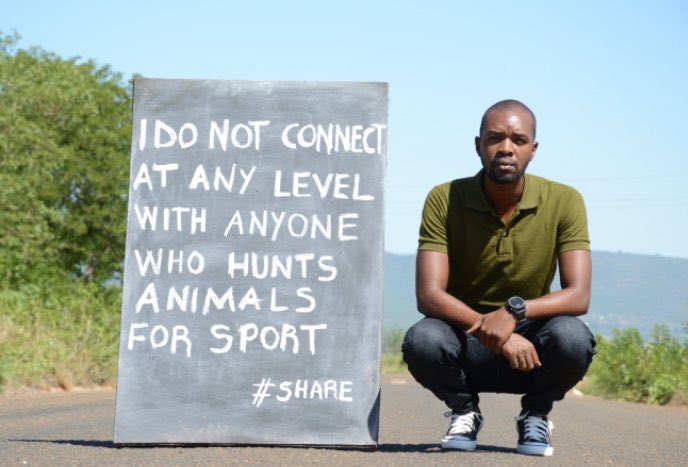 bernabephoto's tweet image. Meet @abbas_mvungi of Tanzania, one of the good guys fighting the good fight. #BanTrophyHunting