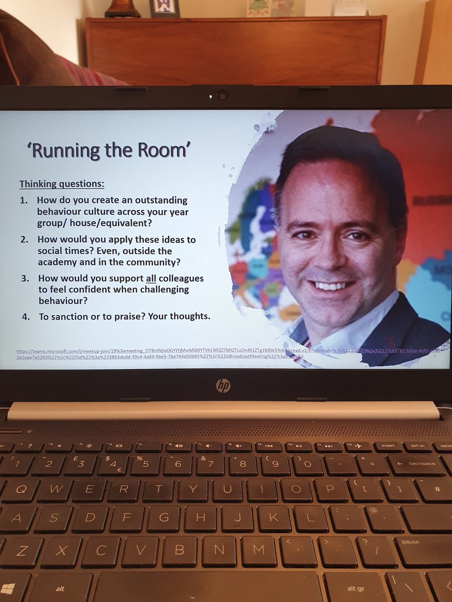 Fantastic discussions today with ATT colleagues on the importance of a Behaviour Curriculum in our academies following on from watching @tombennett71 superb webinar. Teach the behaviour you want, model, reinforce and repeat! #ATTIpeopledevelopment #TransformingLearning