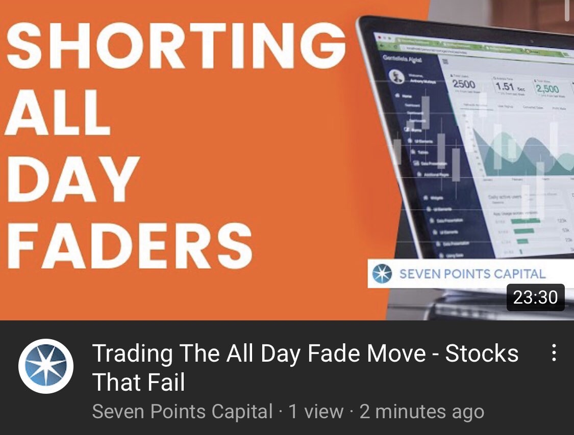Seven Points Capital (@sevenpointscap) on Twitter photo Brand new episode is live this morning. How <a href="/PharmDFoose/">Brice Foose</a> is shorting all day faders. #sevenpointscapital
youtu.be/XEPhUpicNPs Brand new episode is live this morning. How <a href="/PharmDFoose/">Brice Foose</a> is shorting all day faders. #sevenpointscapital
youtu.be/XEPhUpicNPs