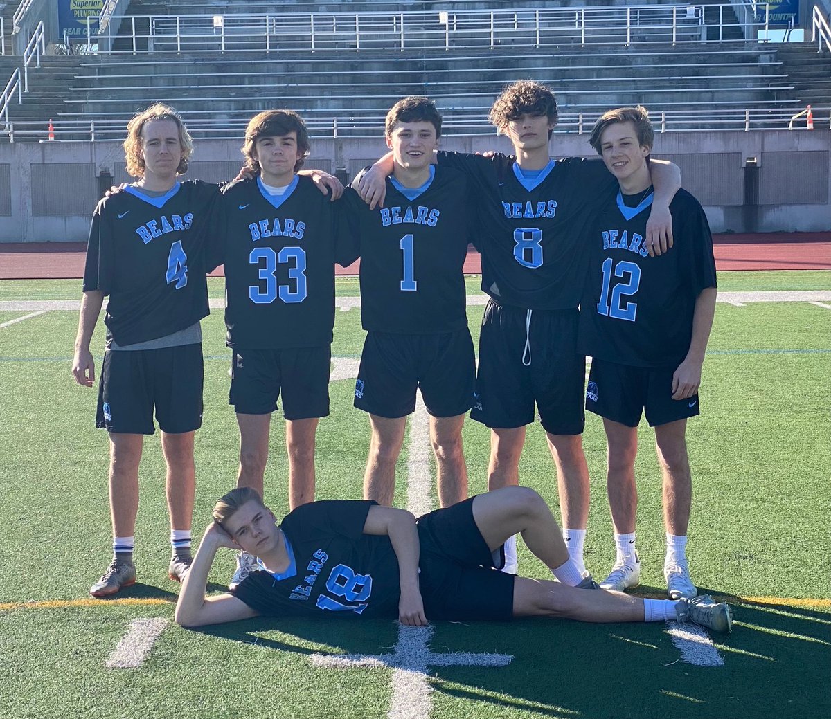 Tonight is also Senior Night where we plan to honor our six seniors:  Eli Bibler, Danny Dexter, Cole Gabriel, Jake Lawlor, Win Peebles and Owen Palocsik!  See you tonight!  Go Bears!!